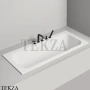 SALINI ORLANDA Axis Ванна пристенная 3 панели, из композита S-Sense 103211G, белый глянцевый