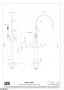 Gessi Goccia Смеситель для ванны напольный, внешняя часть 33029-708, Copper Br. PVD