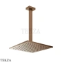 Gessi Rettangolo shower Верхний душ с потолочным кронштейном под размер 15199-708, Copper Brushed PVD