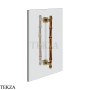 Gessi Jacqueline Полотенцедержатель для крепления на стекло, 30 см 77633-791, бронза Deep
