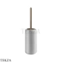 Gessi Goccia Ершик напольный, белая керамика 38043-761, Coffee Bronze Br. PVD