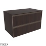 Flaminia Cubika тумба под раковину подвесная 85×50×50 см, 2 ящика, эвкалипт Eucalipto