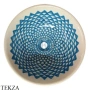 TalaVera Раковина накладная, цвет голубой T028