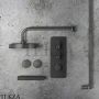 Gessi INCISO SHOWER Термостатический смеситель, 4 потока, внешняя часть 58438-726, Warm Bronze Br