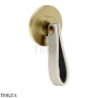 Gessi Pelle Laccetto Смеситель-рычаг управления, внешняя часть, 78409-435, Crème/Brass Br. PVD