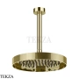 Gessi Inverso Diamantato Верхняя лейка D25,0 см с кронштейном под размер 63653-710, Brass PVD