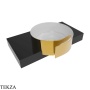 Flaminia Roll раковина полувстраиваемая 44×44×17 см, золото Metal Gold глянец