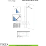 Radaway Modo PNJ Frame Шторка на ванну неподвижная одностворчатая 60 см, 10006060-54-56, черный матовый