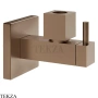 Gessi TOTAL LOOK Запорный клапан с фильтром, квадратный 01412-708, медь Brushed