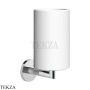 Gessi ANELLO Стакан настенный, композит белый 63707-031, хром глянец