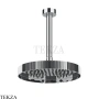 Gessi Incastri RIGATO Верхняя лейка D25 с потолочным кронштейном под размер 63753-031, хром глянец