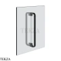 Gessi Perle Полотенцедержатель для крепления на стекло, 20 см 74630-299, черный матовый