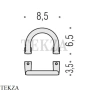 Colombo Lulu Крючок для халата и полотенец LC47.CR, хром глянец