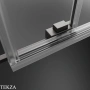 Radaway Idea PDD Комплект боковых стенок 90х100 см, 387156-91-01, брашированный никель