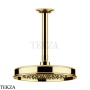 Gessi VENTI20 Верхний душ 200 с потолочным креплением под размер 65150-246, Gold PVD