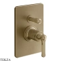 Gessi VENTI20 Смеситель для душа, 2 поток, внешняя часть 65079-791, Deep Bronze Br. PVD
