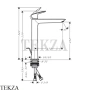 Hansgrohe Logis Смеситель для раковины 240 Fine, с донным клапаном 71257000, хром глянец