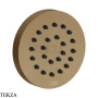 Gessi INCISO SHOWER Боковая форсунка круглая 32971-791, Deep Bronze Br. PVD