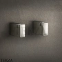 Gessi Rettangolo Стакан для щеток настенный, композит белый 20807-727, Brass Br. PVD