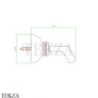 Nicolazzi Держатель для ручного душа классический 7125RA, Copper