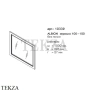 Caprigo ALBION Зеркало в раме прямоугольное, 10332-B059, verde oliva