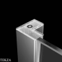 Radaway Essenza DWJS Комплект неподвижных стенок душевой двери, 1384090-01-01, хром глянец