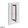 Gessi Pelle Tresse Полотенцедержатель для крепления на стекло, 45 см 78732-444, Red Cherry/ Copper PVD