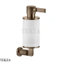 Gessi INCISO accessories Дозатор для жидкого мыла или лосьона, белый 58513-761, Coffee Bronze Br. PVD