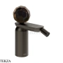 Gessi Perle Смеситель для биде без донного клапана 74268-707, black хром Brush