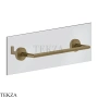 Gessi ANELLO Полотенцедержатель для крепления на стекло, 30 см 63824-791, Deep Bronze Br. PVD