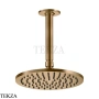 Gessi INCISO SHOWER Верхняя душевая лейка с кронштейном под размер 58150-726, Warm Steel Br. PVD