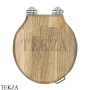 Devon&Devon ETOILE Сиденье крышка из массива светлого дуба 3IBSEQUEETCR, петли хром