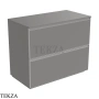 Flaminia Cubika тумба под раковину напольная 95×50×78,5 см, 2 ящика, серый Grey матовый