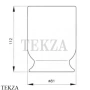 Nicolazzi Bagno Classica Стакан круглый настольный 6002, белая керамика