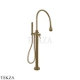 Gessi Goccia Смеситель для ванны напольный, внешняя часть 33029-791, Deep Bronze Br. PVD