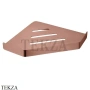 Boheme NEW VENTURO Полка угловая в душевую зону 10318-CB, Copper Brushed