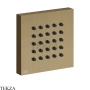 Gessi Rettangolo shower BODY JETS Боковая форсунка 32973-791, Deep Bronze Brushed PVD