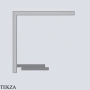 Radaway Furo SL PND II Шторка на ванну 53,8 см, левая, 10309538-98-01L, брашированное светлое золото