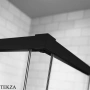 Radaway Idea S2 Боковая стенка 70 см, 10117070-01-01, черный матовый