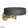 Gessi ANELLO Мыльница настенная композит черный 63702-727, Brushed Brass PVD