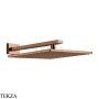 Gessi Rettangolo shower Верхний душ с кронштейном 15185-030, Copper PVD