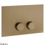 Gessi Incastri Клавиша смыва для инсталляции Geberit Sigma 8 и Sigma 12 75611-791, бронза Deep