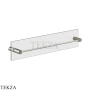 Gessi RILIEVO Полотенцедержатель для крепления на стекло, 60 см 59566-149, Finox Br. Nickel