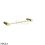 Gessi Pelle Tresse Держатель для полотенца 30 см 78597-710, Brass PVD