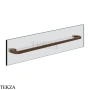 Gessi Perle Полотенцедержатель для крепления на стекло, 60 см 74915-845, бронза Dark Brush