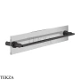 Gessi INCISO accessories Полотенцедержатель для крепления на стекло, 60 см 58617-187, Aged Bronze