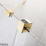 Radaway Furo DWJ Душевая дверь 62,2 см, левая, 10107622-09-01L, золото глянец