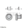 Colombo Plus Крючок для халата и полотенец W4917.GL, графит полированный