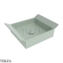 Flaminia BOX 40 раковина накладная 52,5×40×15 см, зелёный Verde Giada глянец