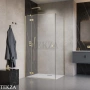Radaway Essenza KDJ Душевая дверь 100 см, левая, 1385040-99-01L, брашированное золото
